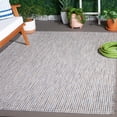 thumbnail image 1 of SAFAVIEH Courtyard Finola Geometric Indoor/Outdoor Area Rug, Ivory/Beige Grey, 4' x 5'7", 1 of 10