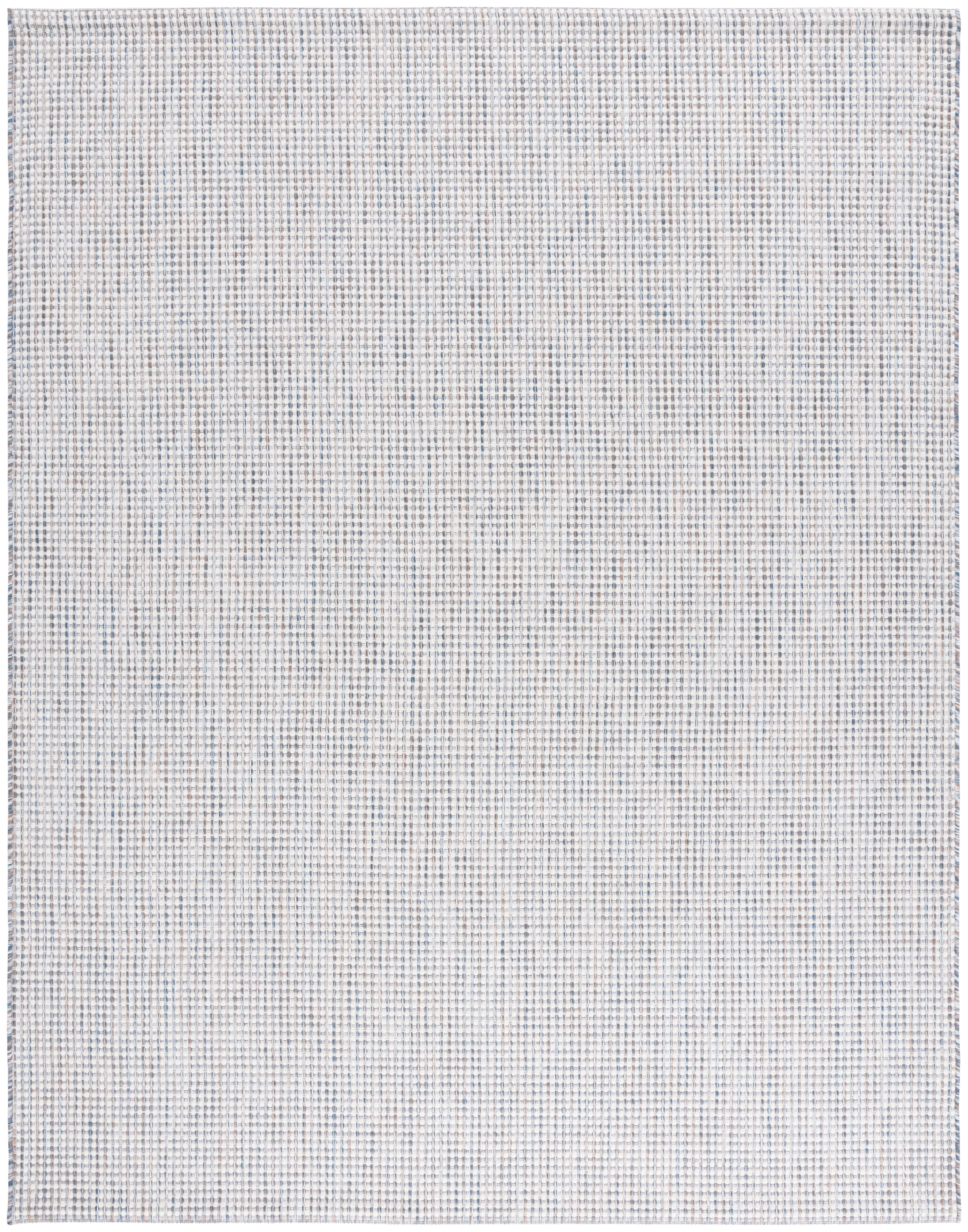 SAFAVIEH Courtyard Finola Geometric Indoor/Outdoor Area Rug, Ivory/Beige Grey, 8' x 10'