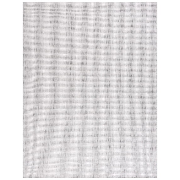 SAFAVIEH Courtyard Finola Geometric Indoor/Outdoor Area Rug, Ivory/Dark Grey, 8' x 10'