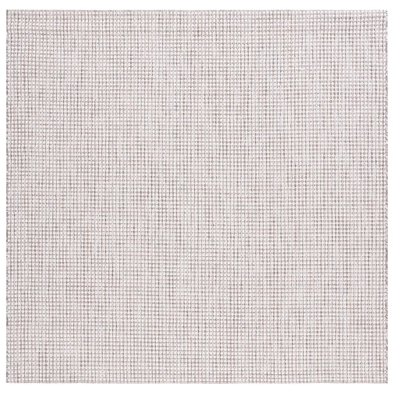 SAFAVIEH Courtyard Finola Geometric Indoor/Outdoor Area Rug, Ivory/Grey, 6'7" x 6'7" Square
