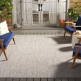 thumbnail image 1 of SAFAVIEH Courtyard Finola Geometric Indoor/Outdoor Area Rug, Ivory Grey/Rust, 6'7" x 6'7" Square, 1 of 10