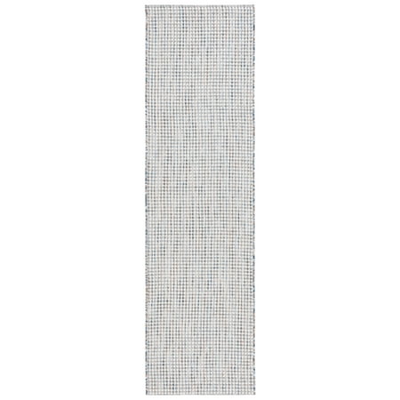 SAFAVIEH Courtyard Finola Geometric Indoor/Outdoor Runner Rug, Ivory/Beige Grey, 2'3" x 8'