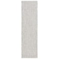 thumbnail image 1 of SAFAVIEH Courtyard Finola Geometric Indoor/Outdoor Runner Rug, Ivory/Grey, 2'3" x 8', 1 of 9