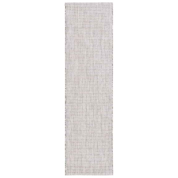 SAFAVIEH Courtyard Finola Geometric Indoor/Outdoor Runner Rug, Ivory/Grey, 2'3" x 8'