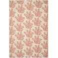 thumbnail image 1 of Safavieh Courtyard Fionntan Botanical Indoor/Outdoor Area Rug, Beige/Terracotta, 5'3" x 7'7", 1 of 10