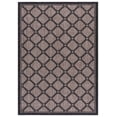 thumbnail image 1 of SAFAVIEH Courtyard Fisher Geometric Quatrefoil Indoor/Outdoor Area Rug, 2'7" x 5', Natural/Black, 1 of 18