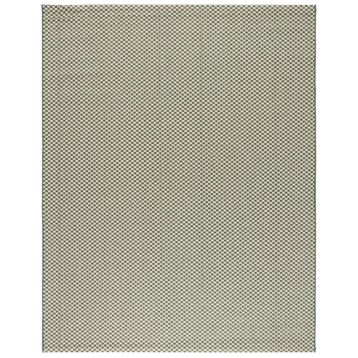 SAFAVIEH Courtyard Flint Checkered Indoor/Outdoor Area Rug, Dark Green ...