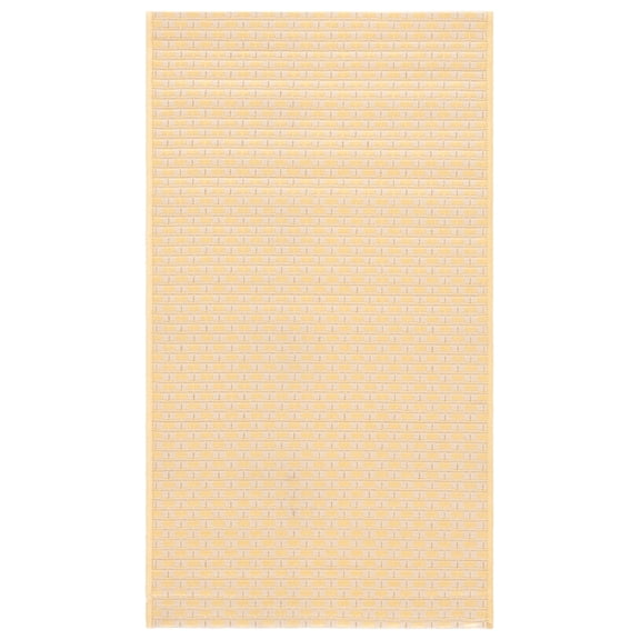 SAFAVIEH Courtyard Flint Checkered Indoor/Outdoor Area Rug, Gold/Beige, 2' x 3'7"