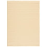 SAFAVIEH Courtyard Flint Checkered Indoor/Outdoor Area Rug, Gold/Beige, 5'3" x 7'7"