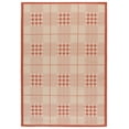 thumbnail image 1 of Safavieh Courtyard Fulham Geometric Indoor/Outdoor Area Rug, Natural/Terracotta, 5'3" x 7'7", 1 of 12