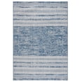 thumbnail image 1 of SAFAVIEH Courtyard Galen Striped Indoor/Outdoor Area Rug, Navy/Grey, 5'3" x 7'7", 1 of 15