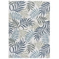thumbnail image 1 of Safavieh Courtyard Garrett Botanical Indoor/Outdoor Area Rug, Beige/Green Blue, 5'3" x 7'7", 1 of 10