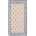 thumbnail image 1 of Safavieh Courtyard Gaus Oriental Indoor/Outdoor Area Rug, Natural/Blue, 2'7" x 5', 1 of 13