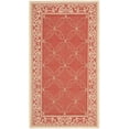 thumbnail image 1 of Safavieh Courtyard Gaus Oriental Indoor/Outdoor Area Rug, Red/Natural, 2'7" x 5', 1 of 12