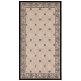 thumbnail image 1 of Safavieh Courtyard Gaus Oriental Indoor/Outdoor Area Rug, Sand/Black, 2'7" x 5', 1 of 17