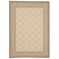 thumbnail image 1 of Safavieh Courtyard Gaus Oriental Indoor/Outdoor Area Rug, Natural/Brown, 4' x 5'7", 1 of 15