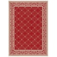 thumbnail image 1 of Safavieh Courtyard Gaus Oriental Indoor/Outdoor Area Rug, Red/Natural, 5'3" x 7'7", 1 of 12