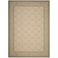 thumbnail image 1 of Safavieh Courtyard Gaus Oriental Indoor/Outdoor Area Rug, Natural/Olive, 8' x 11', 1 of 10