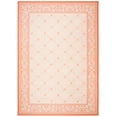 thumbnail image 1 of Safavieh Courtyard Gaus Oriental Indoor/Outdoor Area Rug, Natural/Terracotta, 8' x 11', 1 of 10