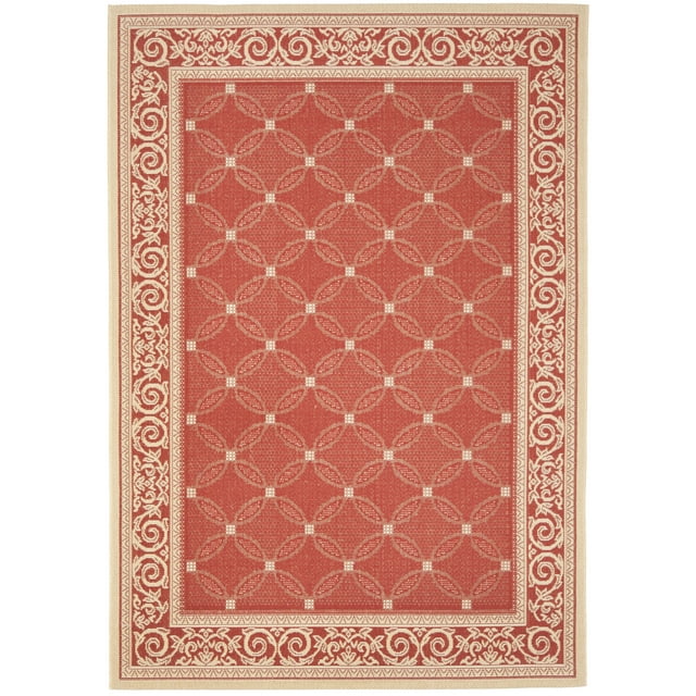 SAFAVIEH Courtyard Gaus Geometric Indoor/Outdoor Area Rug, 9' x 12 ...