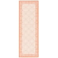 thumbnail image 1 of Safavieh Courtyard Gaus Oriental Indoor/Outdoor Runner Rug, Natural/Terracotta, 2'3" x 6'7", 1 of 8
