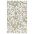 thumbnail image 1 of Safavieh Courtyard Gladwin Botanical Indoor/Outdoor Area Rug, Ivory/Green, 5'3" x 7'7", 1 of 10