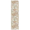 thumbnail image 1 of Safavieh Courtyard Gladwin Botanical Indoor/Outdoor Runner Rug, Beige/Rust, 2'3" x 8', 1 of 10