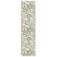 thumbnail image 1 of Safavieh Courtyard Gladwin Botanical Indoor/Outdoor Runner Rug, Ivory/Green, 2'3" x 8', 1 of 10