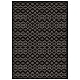 thumbnail image 1 of Safavieh Courtyard Hilbert Geometric Indoor/Outdoor Area Rug, Black/Beige, 5'3" x 7'7", 1 of 16