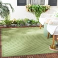thumbnail image 1 of Safavieh Courtyard Hilbert Geometric Indoor/Outdoor Area Rug, Green/Beige, 4' x 5'7", 1 of 16