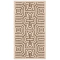 thumbnail image 1 of Safavieh Courtyard Holly Geometric Indoor/Outdoor Area Rug, Natural/Brown, 2' x 3'7", 1 of 9