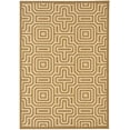 thumbnail image 1 of Safavieh Courtyard Holly Geometric Indoor/Outdoor Area Rug, Brown/Natural, 5'3" x 7'7", 1 of 8