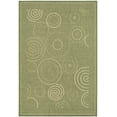 thumbnail image 1 of Safavieh Courtyard Hugo Oriental Indoor/Outdoor Area Rug, Olive/Natural, 6'7" x 9'6", 1 of 7