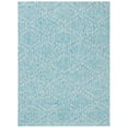 thumbnail image 1 of SAFAVIEH Courtyard Ilean Geometric Indoor/Outdoor Area Rug, Aqua/Grey, 8' x 10', 1 of 7