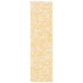 thumbnail image 1 of SAFAVIEH Courtyard Isolde Abstract Indoor/Outdoor Runner Rug, Gold/Ivory, 2'3" x 8', 1 of 8
