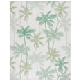thumbnail image 1 of SAFAVIEH Courtyard Jaden Botanical Indoor/Outdoor Area Rug, Ivory/Green, 9' x 12', 1 of 12