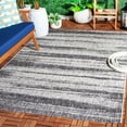 thumbnail image 1 of Safavieh Courtyard Jannah Abstract Indoor/Outdoor Area Rug, Gray/Black, 5'3" x 7'7", 1 of 9