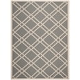 thumbnail image 1 of Safavieh Courtyard Jasper Geometric Indoor/Outdoor Area Rug, Anthracite/Beige, 8' x 11', 1 of 11