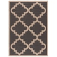 thumbnail image 1 of SAFAVIEH Courtyard Jaylee Geometric Indoor/Outdoor Area Rug, Anthracite/Beige, 5'3" x 7'7", 1 of 12