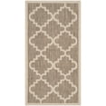 thumbnail image 1 of SAFAVIEH Courtyard Jaylee Geometric Indoor/Outdoor Area Rug, Brown/Beige, 2'7" x 5', 1 of 8