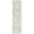 thumbnail image 1 of SAFAVIEH Courtyard Jaylen Botanical Indoor/Outdoor Runner Rug, Ivory/Green, 2'3" x 8', 1 of 1