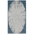 thumbnail image 1 of SAFAVIEH Courtyard Jaymz Radiant Indoor/Outdoor Area Rug, Beige/Navy, 2' x 3'7", 1 of 9