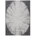 thumbnail image 1 of SAFAVIEH Courtyard Jaymz Radiant Indoor/Outdoor Area Rug, Grey/Black, 5'3" x 7'7", 1 of 10