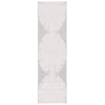 SAFAVIEH Courtyard Jaymz Radiant Indoor/Outdoor Runner Rug, Beige/Grey, 2'3" x 8'