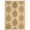 thumbnail image 1 of Safavieh Courtyard Jenny Medallion Indoor/Outdoor Area Rug, Natural/Olive, 4' x 5'7", 1 of 10