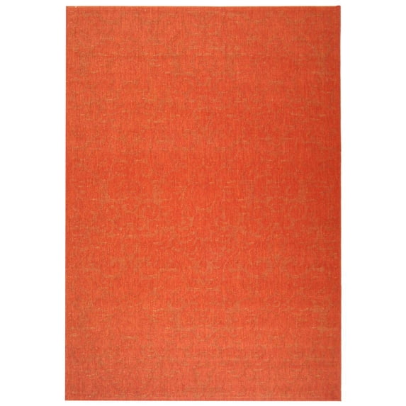 Safavieh Courtyard Jessie Damask Indoor/Outdoor Area Rug, Red, 6'7" x 9'6"