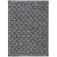 thumbnail image 1 of SAFAVIEH Courtyard Joan Geometric Indoor/Outdoor Area Rug, Black/Grey, 8' x 10', 1 of 6