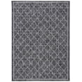 thumbnail image 1 of SAFAVIEH Courtyard Joan Geometric Indoor/Outdoor Area Rug, Black/Grey, 9' x 12', 1 of 8
