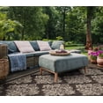 thumbnail image 1 of SAFAVIEH Courtyard Joetta Geometric Indoor/Outdoor Area Rug, Black/Light Grey, 5'3" x 7'7", 1 of 6