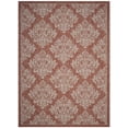thumbnail image 1 of SAFAVIEH Courtyard Joetta Geometric Indoor/Outdoor Area Rug, Rust/Grey, 8' x 11', 1 of 7